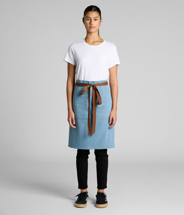 AS Colour 1085 Denim Half Apron