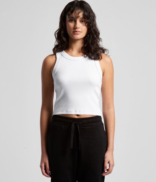 AS Colour 4064G Wo's Organic Rib Crop Tank