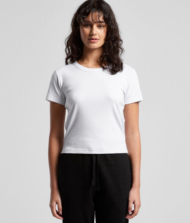 AS Colour 4074 Wo's Organic Rib Baby Tee