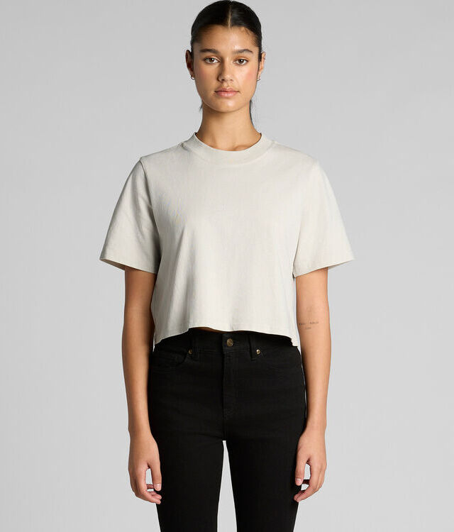 AS Colour 4089 Wo's Heavy Faded Crop Tee