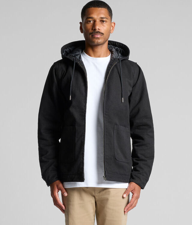 AS Colour 5529 Canvas Heavy Hooded Jacket