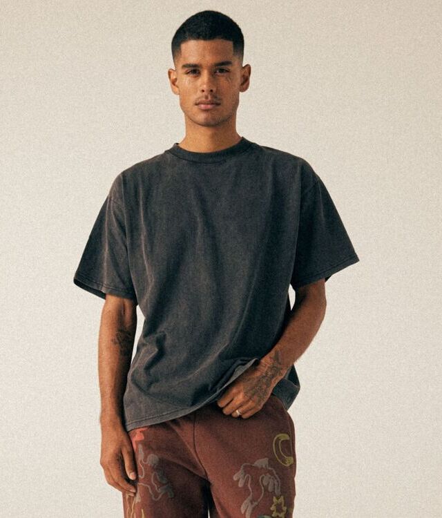 Cotton Collective OVERSIZED BOX S/S TEE 7.5 OZ - Oil Wash